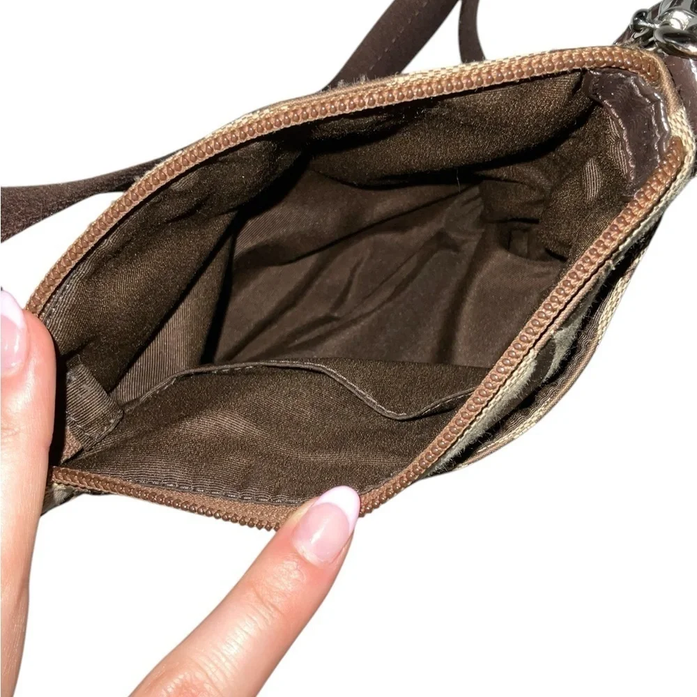 Coach Brown and Tan Crossbody Bag